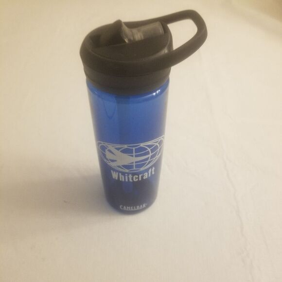 Camelbak Whitcraft Dark Blue Plastic Water Bottle with Straw - Picture 2 of 6
